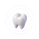 Tooth inside a remake arrow