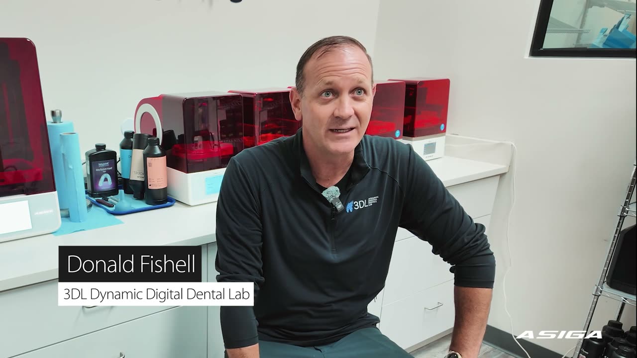 Donald Fishell, founder of 3DL, in the lab's printer room in Wixom, Michigan